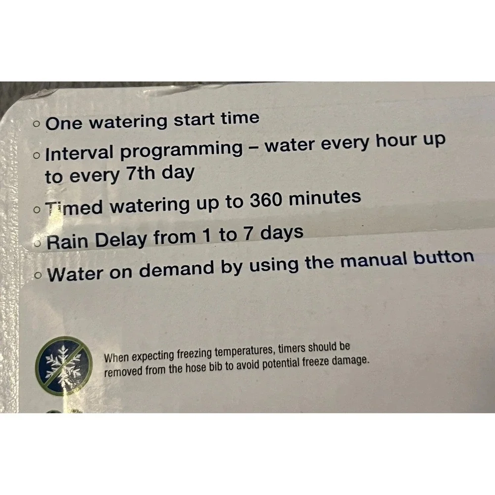 Orbit 1 Outlet Programmable Hose Faucet Timer PN 56619 Watering Sprinkler - NEW